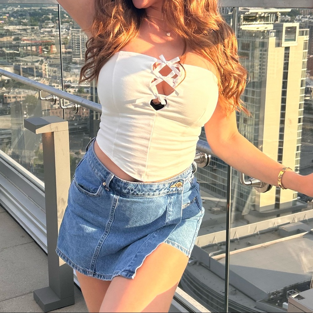 Windsor Bow Tube Top